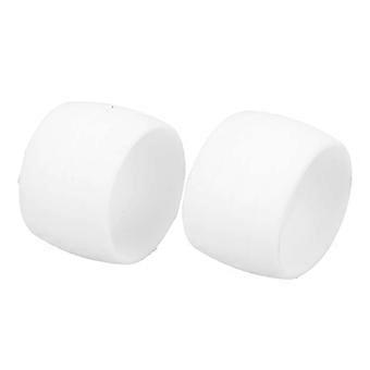 Correa elástica de silicona para bicicleta Anillo de fijación Tapón de cinta Manillar de bicicleta Correa de fijación de cinturón Manga de anilloBlanco