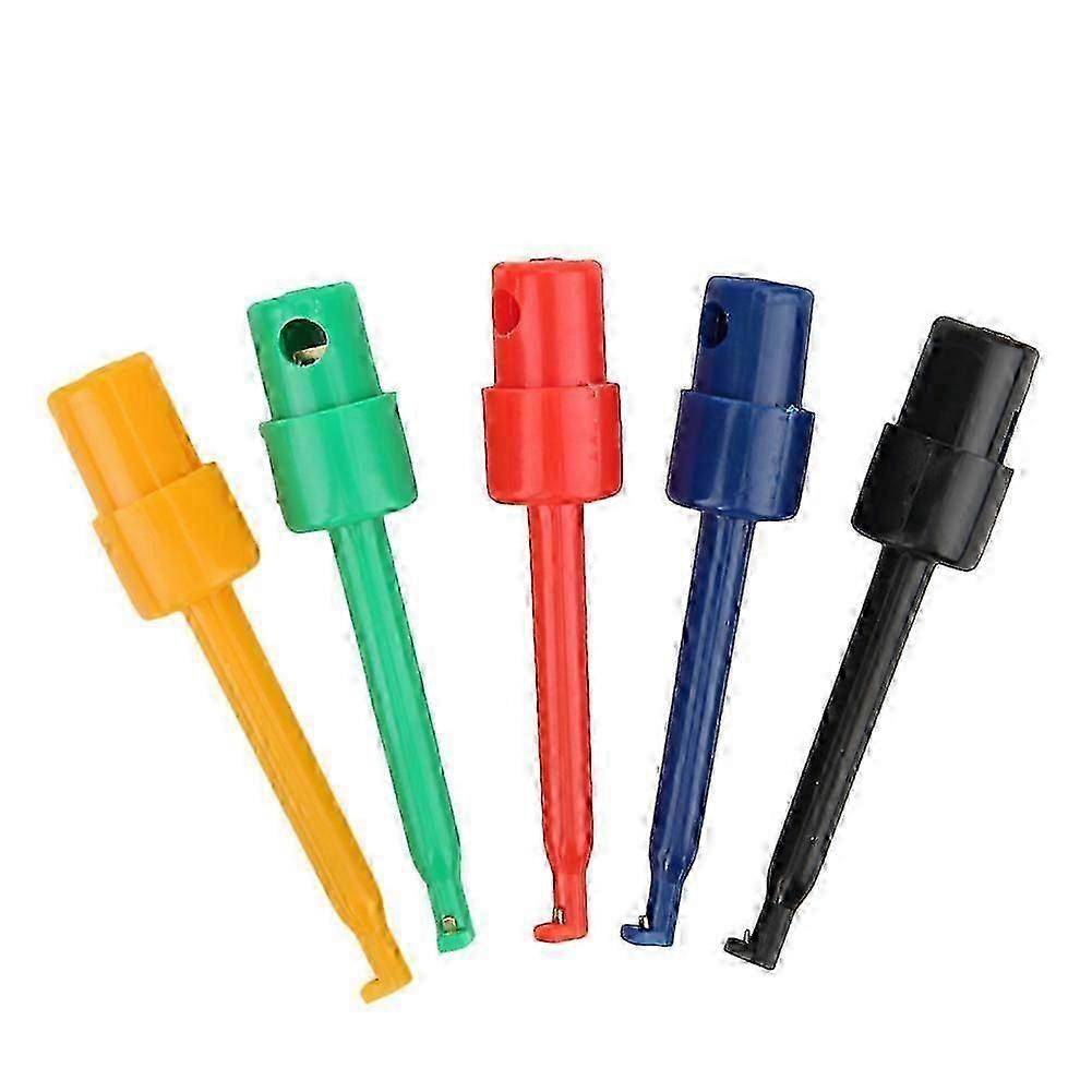 Test Hooks for Electronic Testing, Multimeter Accessories - 20Pcs Large Test Probe Clips with Spring