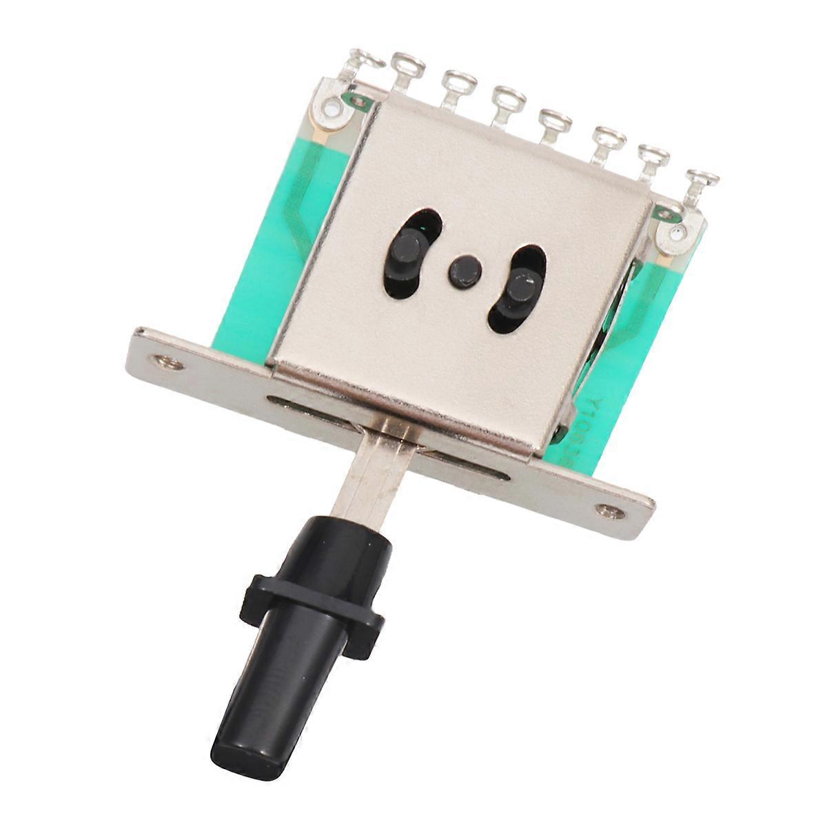 2PCS Guitar 3-Gear Pickup Switch Replacement Switch Button for Type Guitar Silver