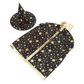 1Pc Vijfsterren Decoratieve Prestatie Cape Stage Mantel Leuke Kleding voor Halloween