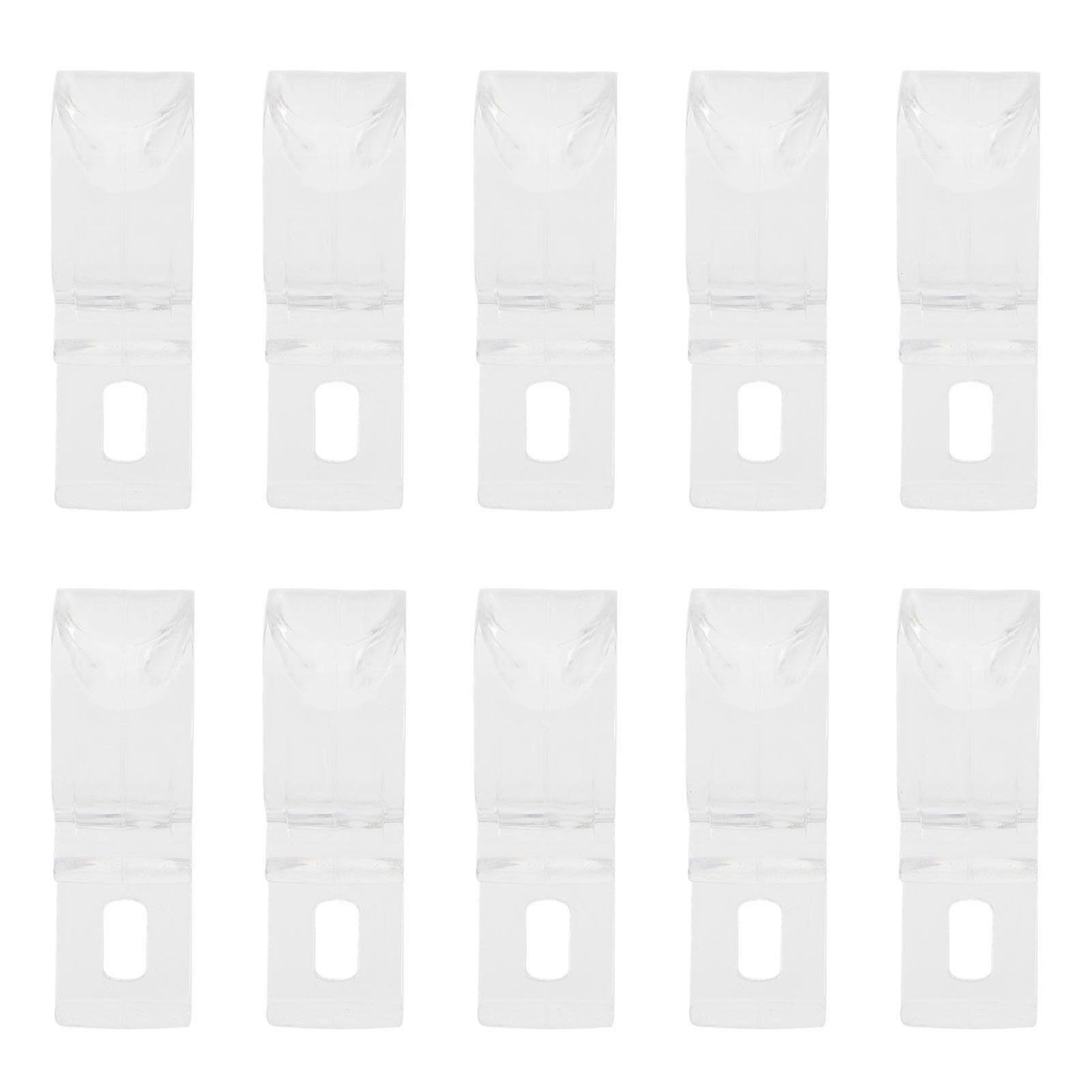10pcs Roller Shade Hook Clips Blinds Chains Fixation Hook Cords Guide Clips
