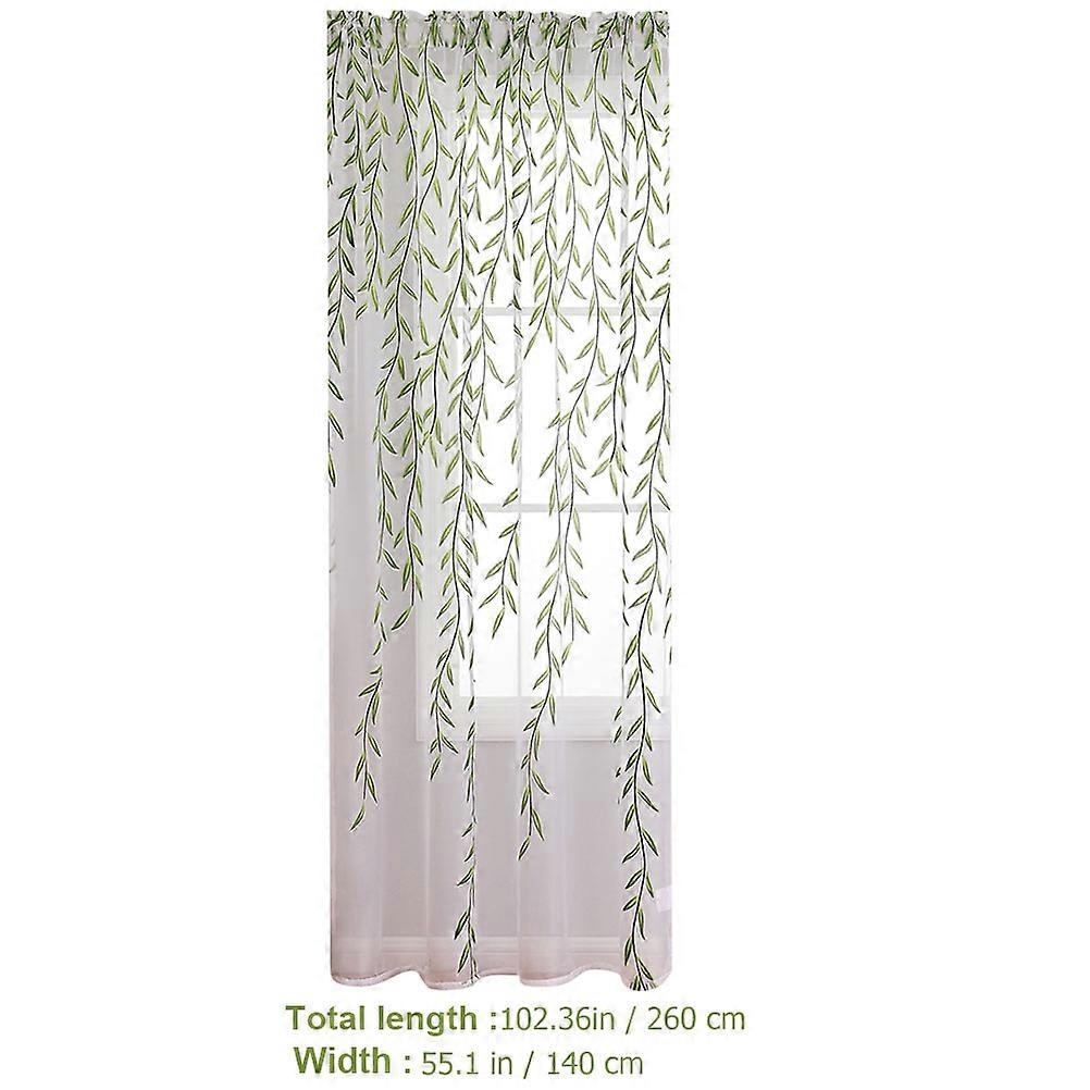 Window Sheer Modern Wicker Pattern Privacy Window Sheer Drape for Bedroom