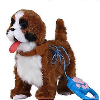Interaktives Roboterhund-Spielzeug, realistischer laufender, bellender, schwanzwedelnder elektronischer Welpe aus Plüsch – ideales Geburtstagsgeschenk für Jungen und Mädchen