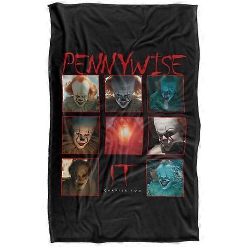 It Chapter 2 Pennywise Squares Soft Touch Blanket