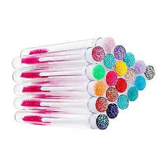 Eyelash Brush Tubes Mascara Bottles for Eyelash 20Pcs Assorted Color Plastic