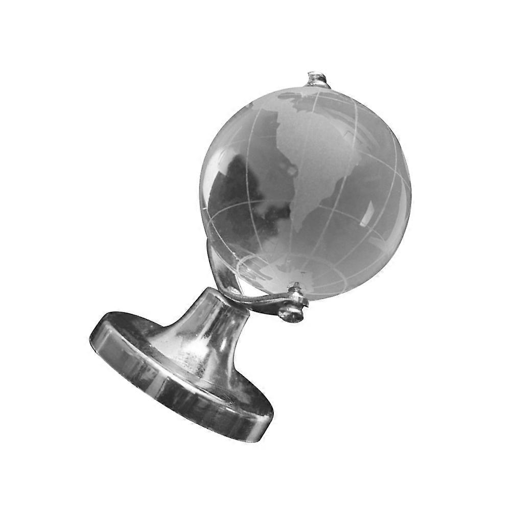 Geographic Globe Decorative Model for Home Use Mini Crystal Globe