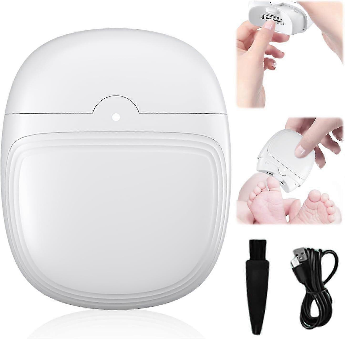 Automatic Electric Nail Clipper Quiet LED