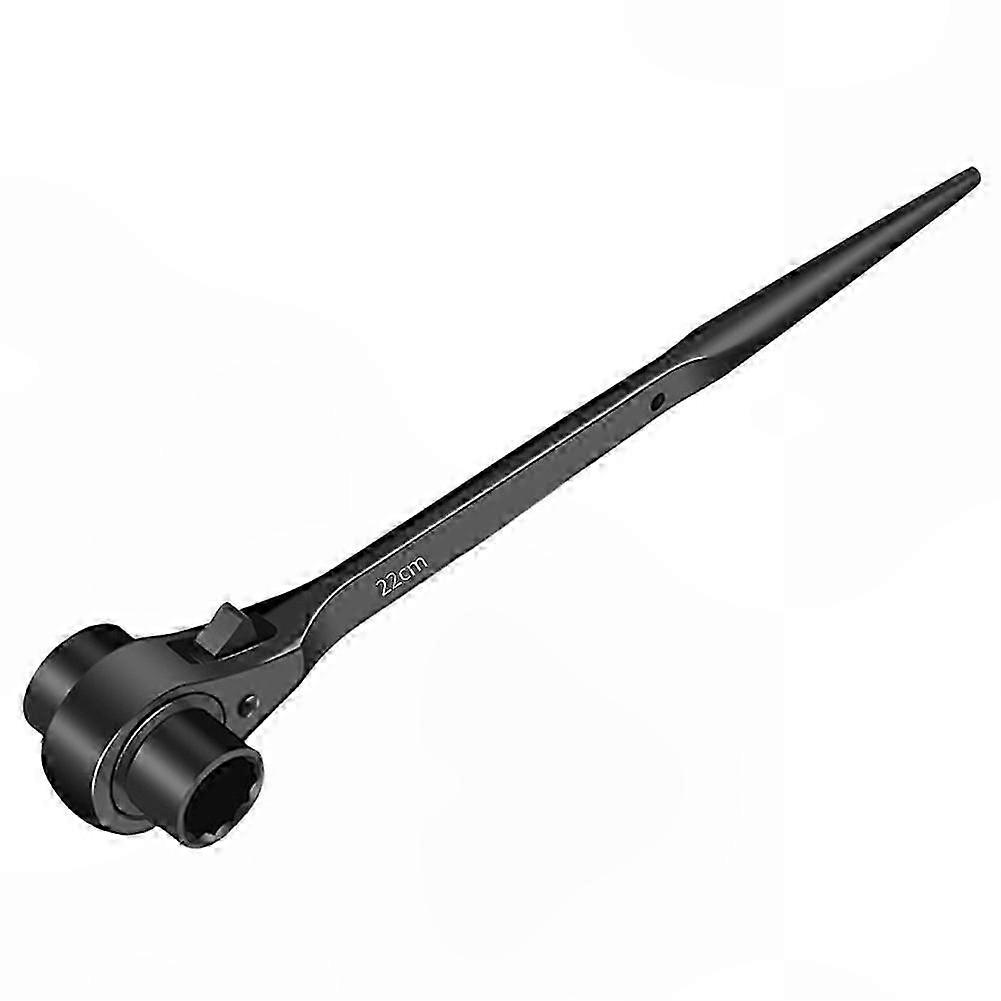 19-22mm Sharp Tail Ratchet Wrench, Reversible Dual Purpose Quick Automatic Box End Socket Spanner