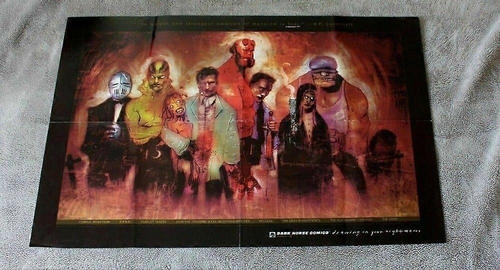 Hellboy 2003 BPRD Dark Horse -promopalapelit FN CCC170