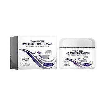 2pcs 2-in-1 Hair Conditioner and Mask for Daily Use Smooths and Moisturizes Hair