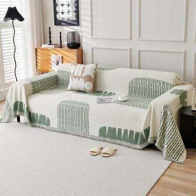 Abstract Art Sofa Cover, Multifunctional Large Sofa Throw, Reversible Sofa Slipcover/Throw Blanket