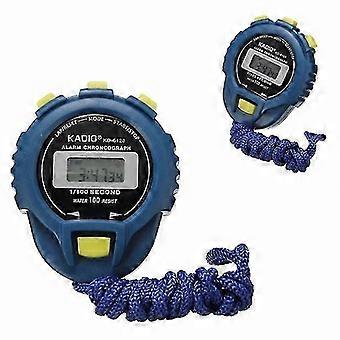 Lcd Chronograph Digital Timer Stopwatch Sport Counter Alarm Watch Odometer