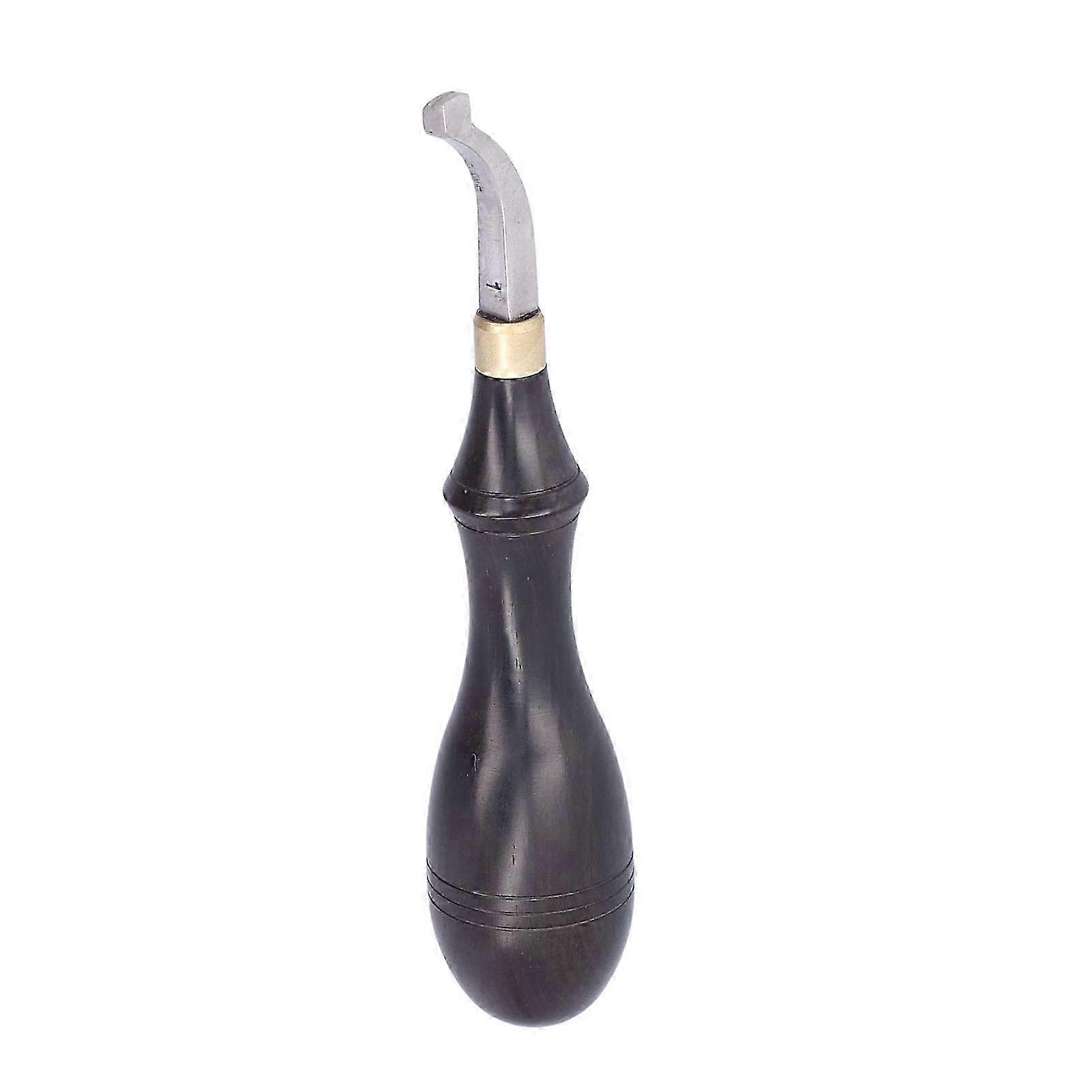 Wood-Handled Stainless Leather Creaser
