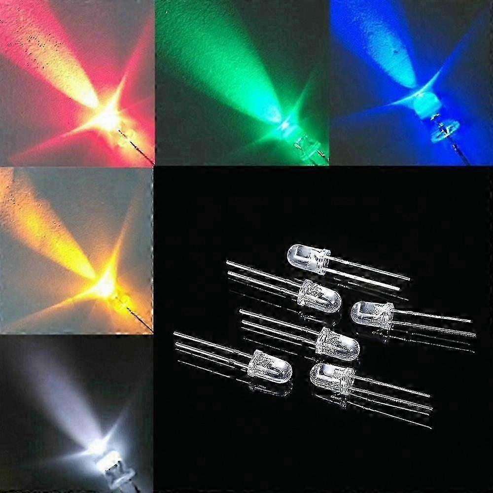1000pcs LED Light Emitting Diode Kit Electronic Components