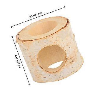 Tunnel en bois pour hamster, cachette idéale pour jouer avec votre hamster (un ensemble).