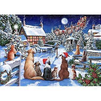 No 19 Santa Paws Puzzel 1000 Stukjes
