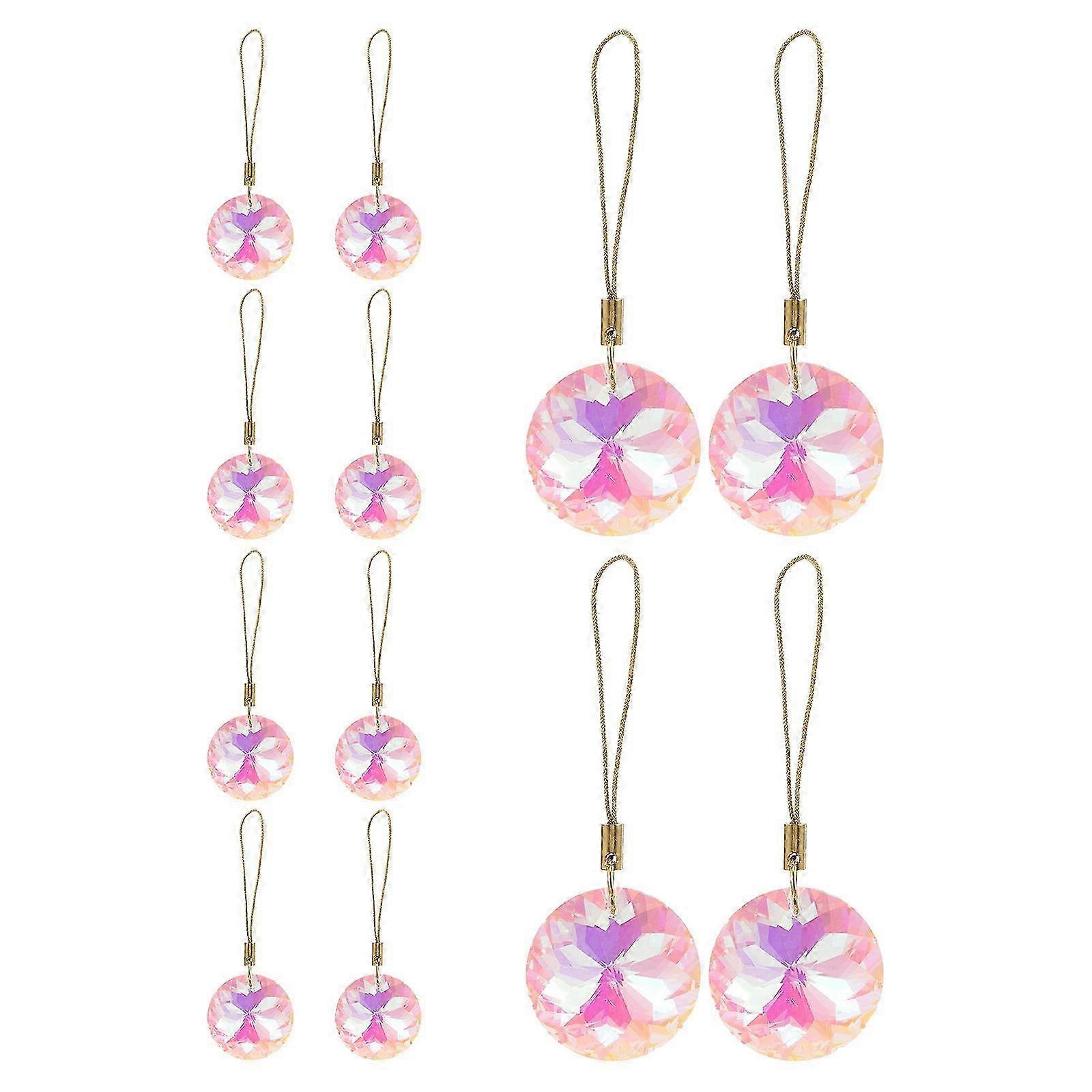 Multi Crystal Flower Hanging Balls