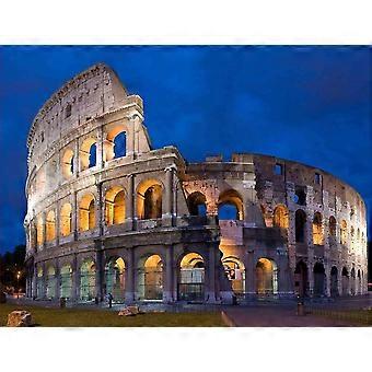 Colosseum Jigsaw Puzzle 1000 Pieces, Iconic Roman Landmark, Challenging 66x50cm Puzzle Gift