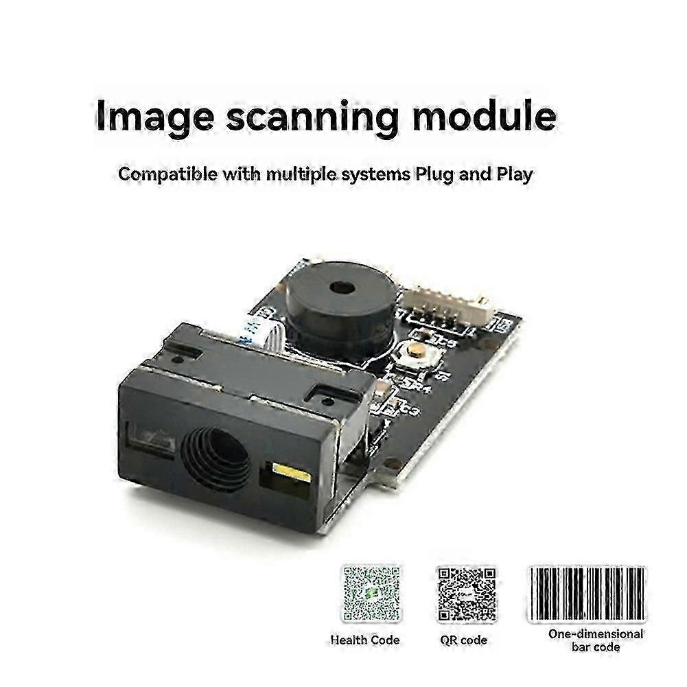 GM65 1D2D QR Code Image Barcode Identification Module Scanner Embedded Barcode Reading Module with Cable Simple