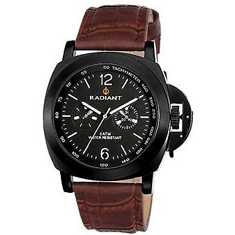 Radiante nuovi signori Quartz analogico Uomo Orologio con RA178602 Cowskin Bracelet