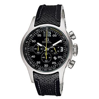 Breil globe Quartz Analog Man Watch with Cowhide Bracelet BW0171