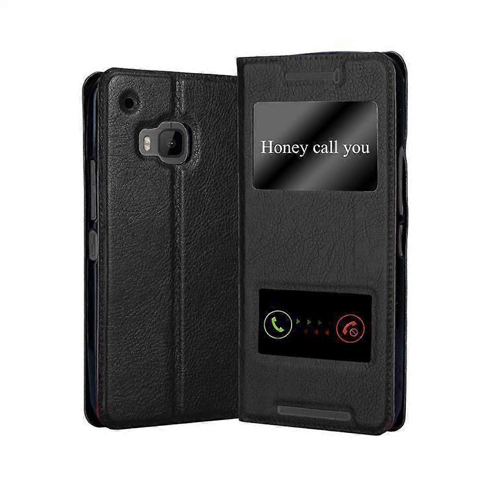 Case compatible with HTC ONE M9 - with 2 viewing windows