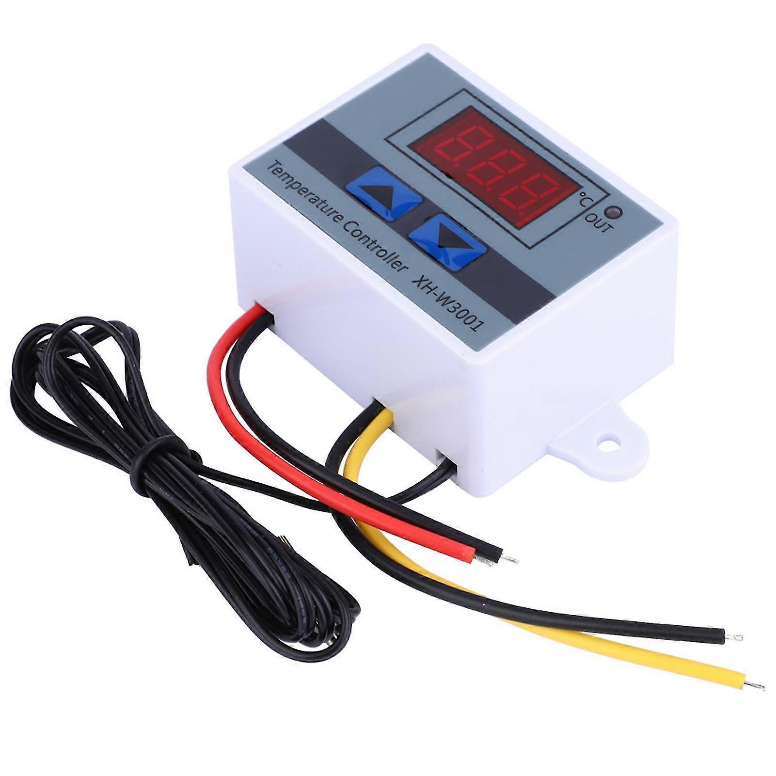 DC Temperature Controller 12V 120W Digital Temperature Controller Thermostat Switch with Waterproof Sensor Probe