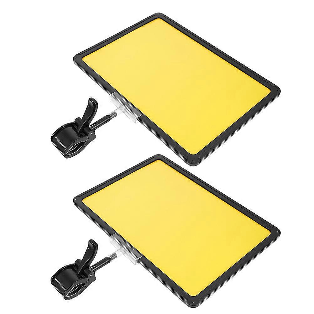 Plastic Label Holder A4 Clips for Displaying 2Pcs Rotating Design