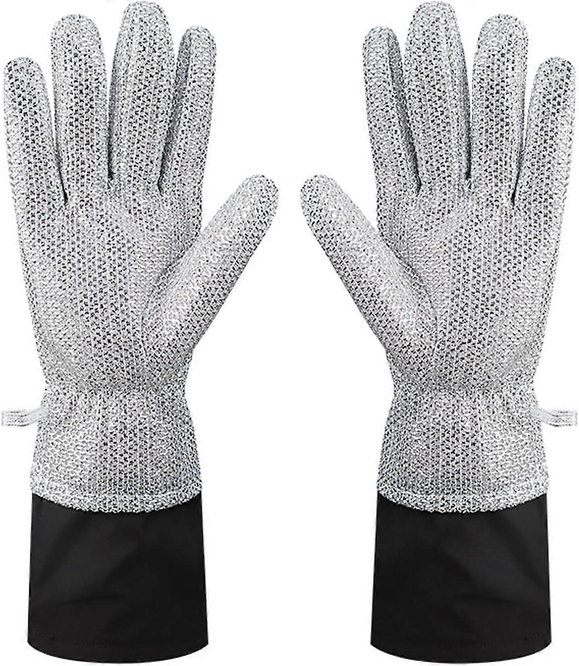 Triple-Layer Waterproof Non-Scratch Kitchen Gloves