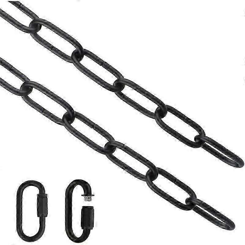 Adjustable Black Metal Light Chain