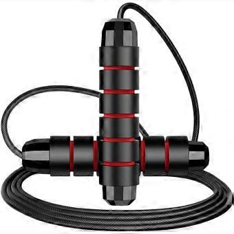 Speed Rope with Ball Bearings, Adjustable Length Skipping Rope for Adults Fitness