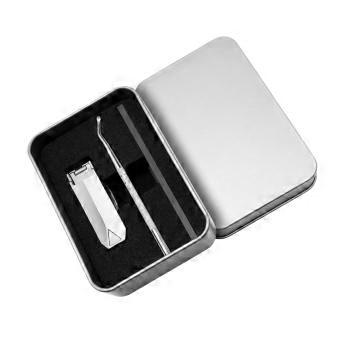 Nail Grooming Cutter with Fold-Away Structure, Powder-Metallurgy Stainless Steel Body, and Inner Clipping Guide Multicolor