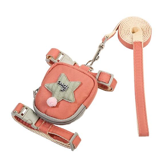 (lyserød S)snor kæledyrsrygsæk