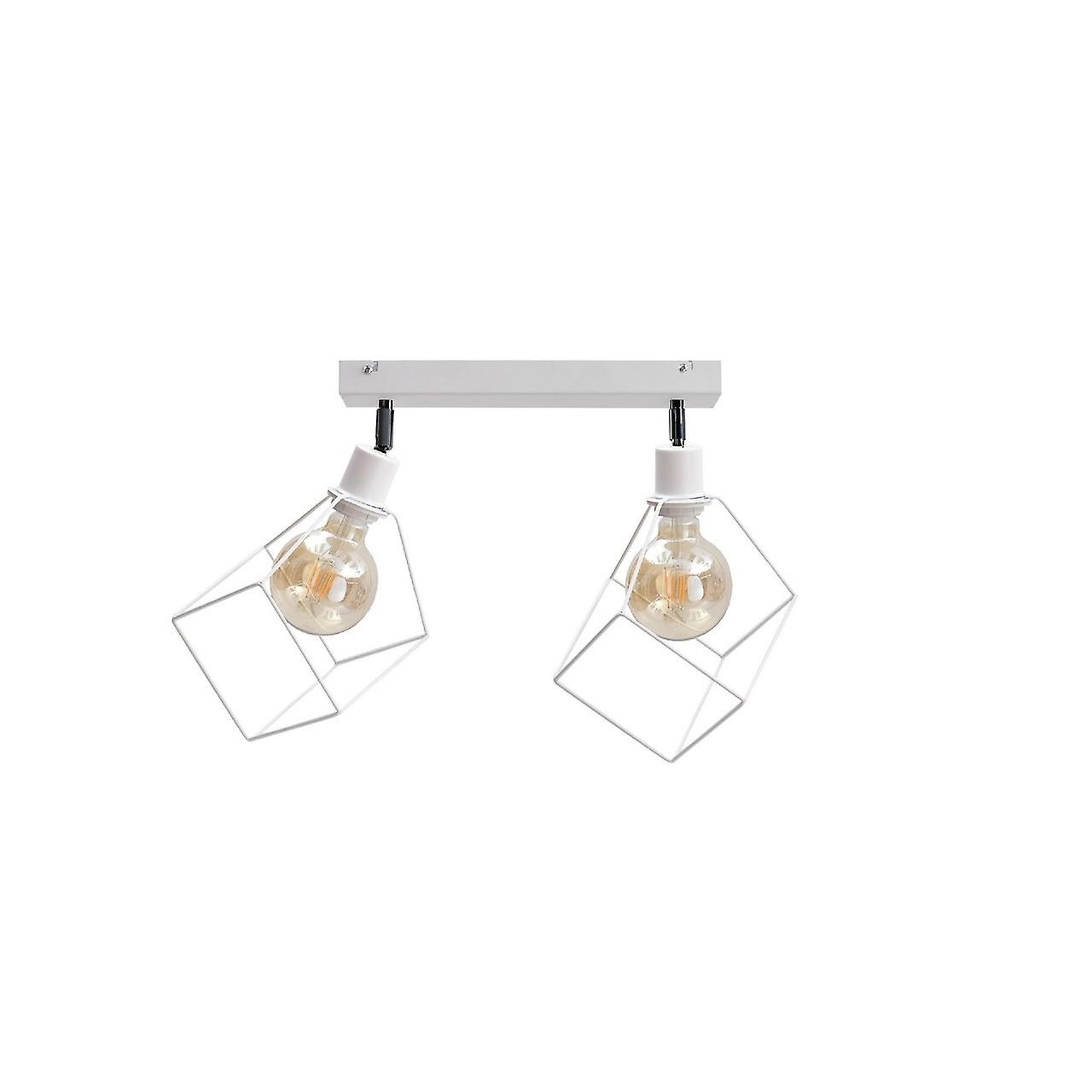 Keter Ruben Twin Ceiling Spotlight White, 53cm, 2x E27