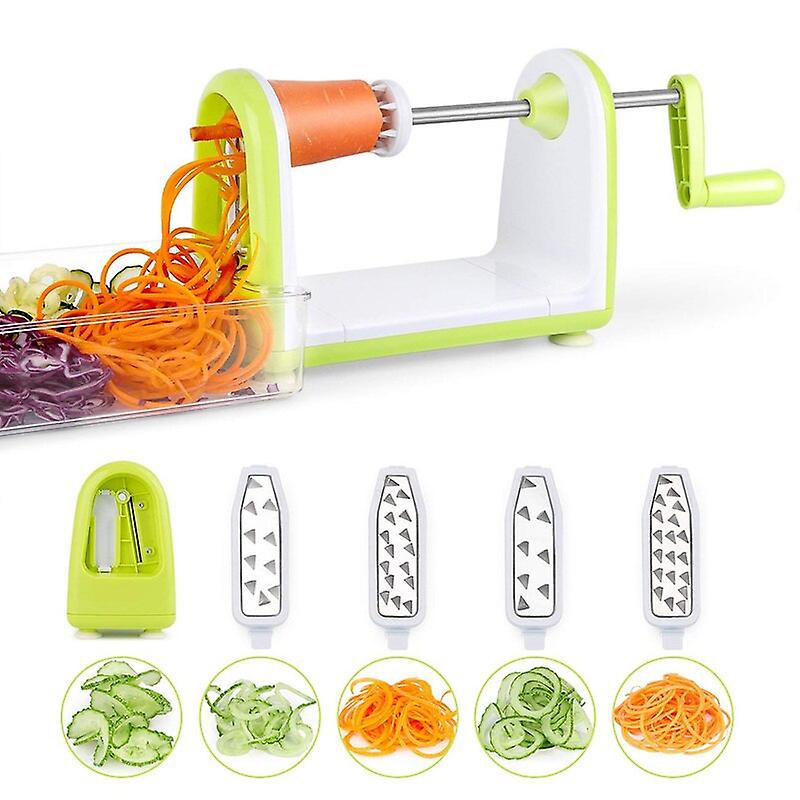 Spiralizer Vegetables Slicer Stainless Steel Vegetable Slicer Shredder Zucchini Noodle Maker Spaghetti Spiralizer