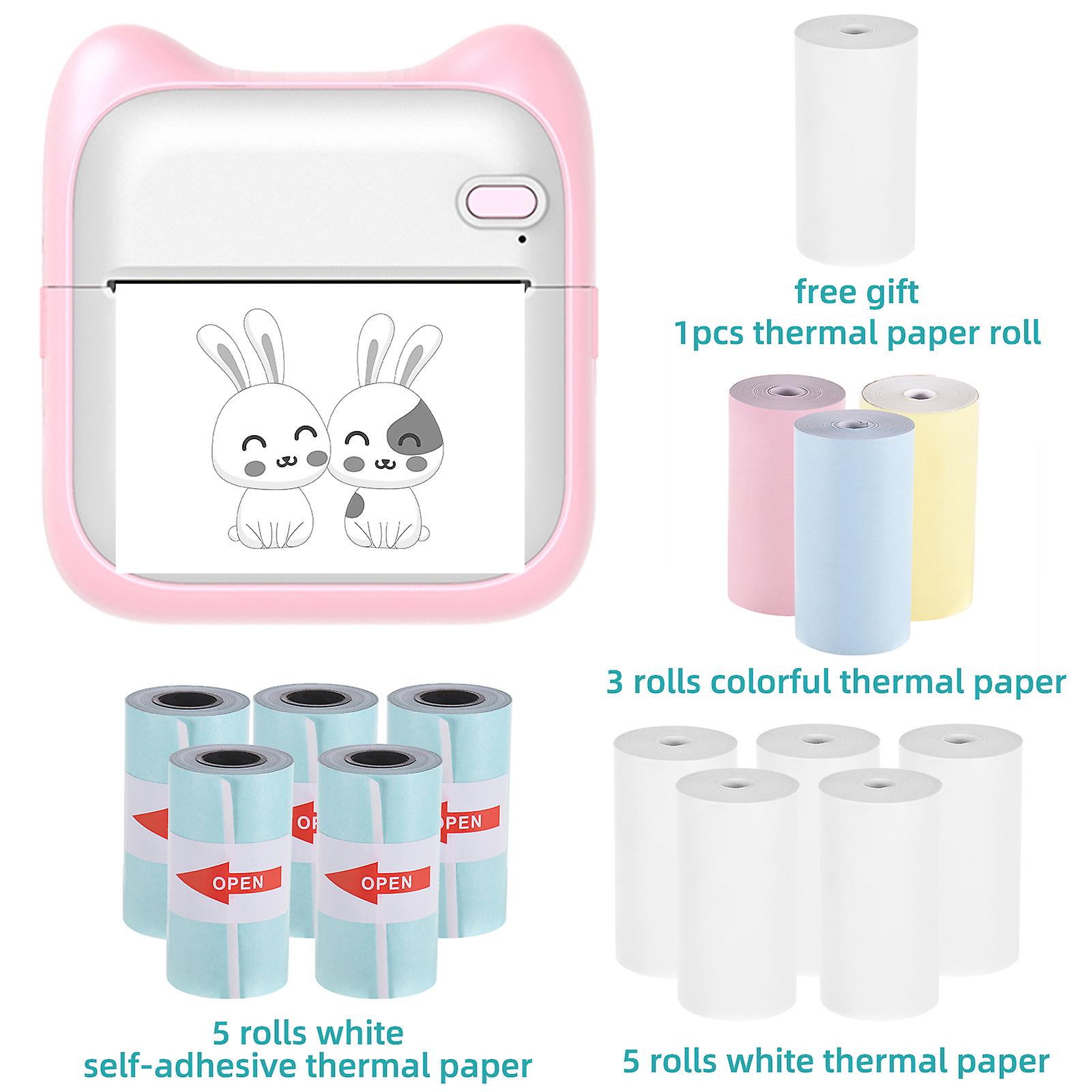 Mini Pocket Photo Printer Portable Thermal Printing Machine 203dpi