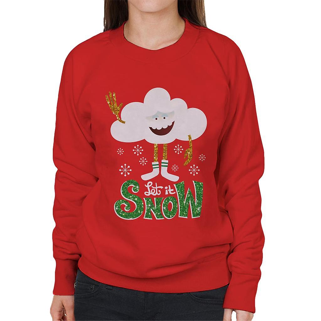 Trolls Christmas Let It Snow Women's Sweatshirt
