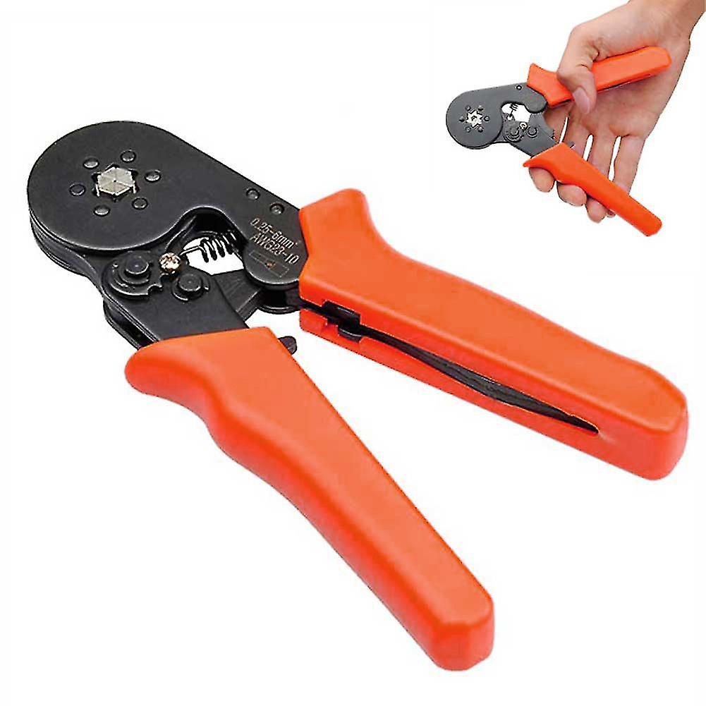 Hsc8 6-6 Mini-type Self-adjustable Crimping Plier 0.25-6mm Terminals Crimping Tool