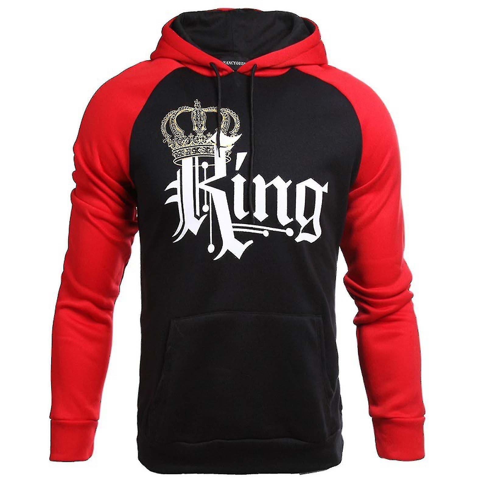 Women Queen Hoodie Men King Hooded Sweatshirt Top Fruugo QA