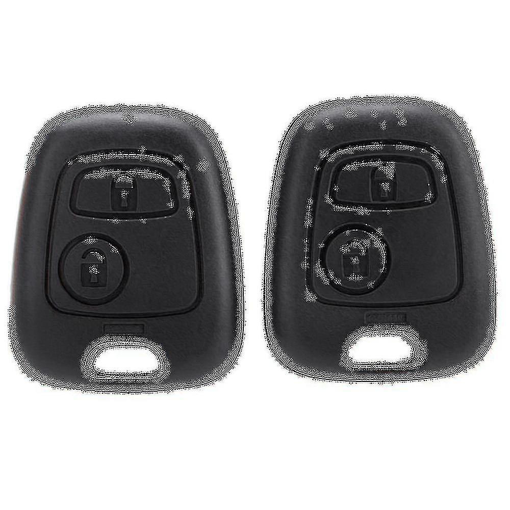 2pcs Remote Car Keyless Key Case Shell For C1 C4 107 207 307 407 206 306 406