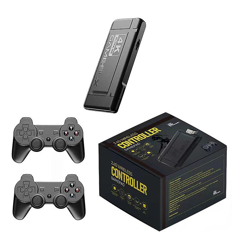 Game Stick 4k 15000 K9 Hd Output 2.4g Wireless Controllers Retro Video Game Console Simulators Ps1 Kids Gifts