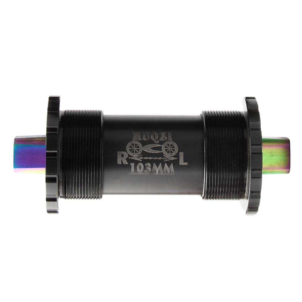 Bike Bottom Bracket Bicycle Square Hole Central Axis Bb Replacement Red