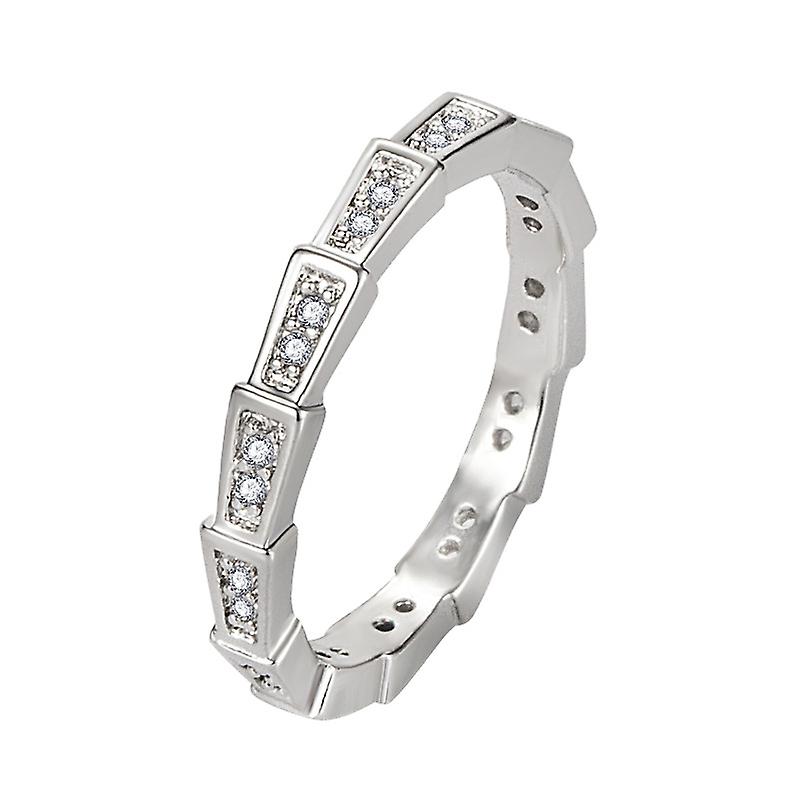 Full Diamond Snake Ring