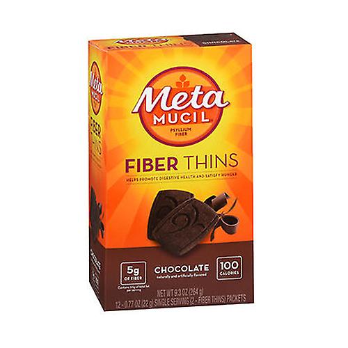 Metamucil Meta Mucil Fiber Thins Chocolate, 24 Count (Packung à 1)