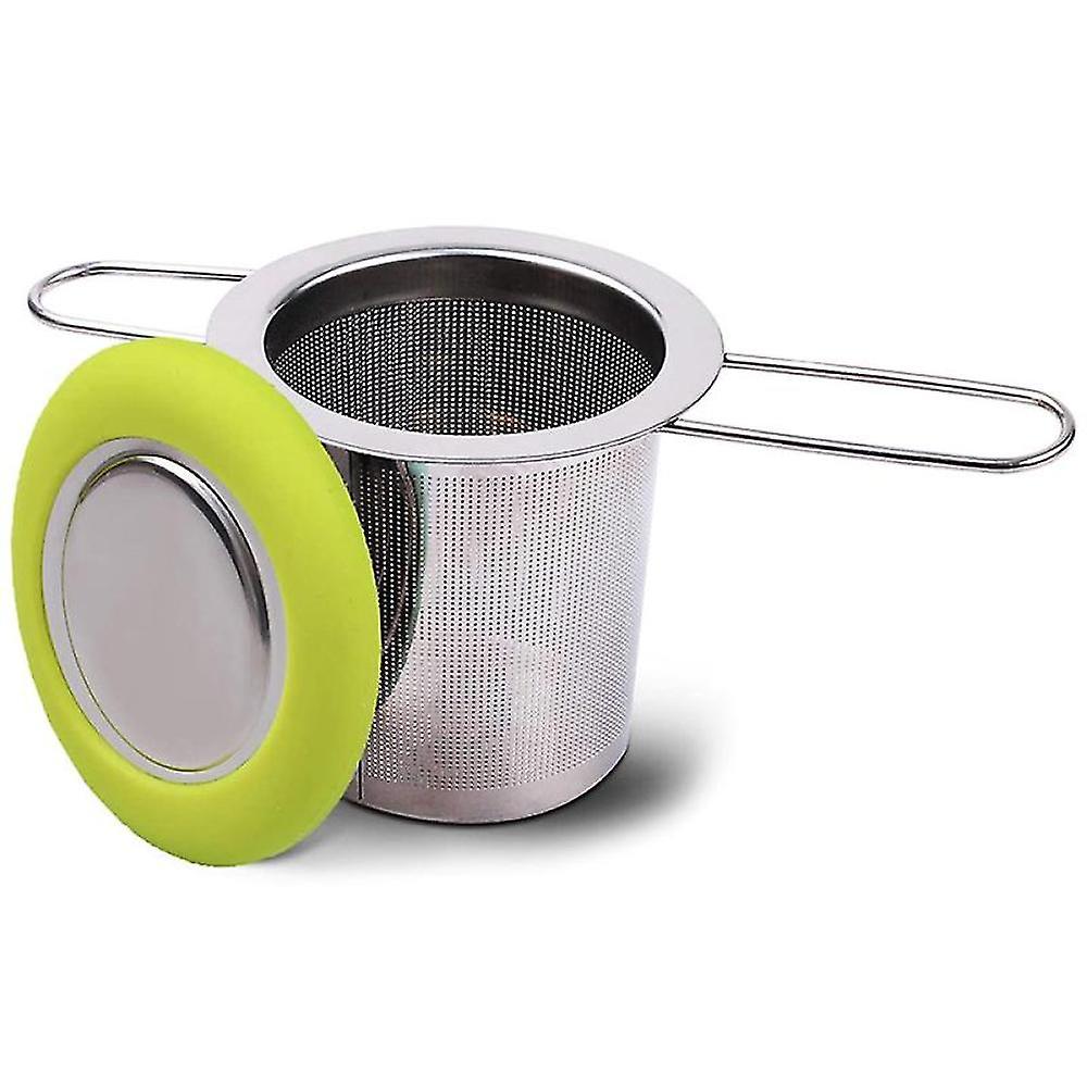 Tea Infuser Stainless Steel Tea Strainer Folding Handle Tea Filter Extra Fine Mesh Strainer Brewing