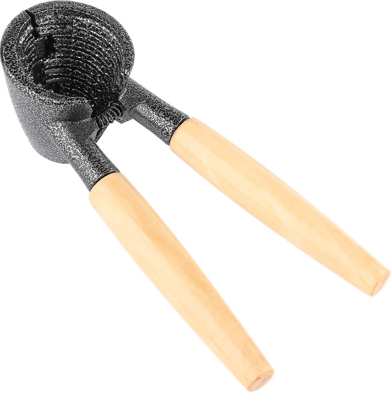 Nutcracker Nut Cracker Pecan Walnut Cracker Plier Opener Tool With Wood Handle