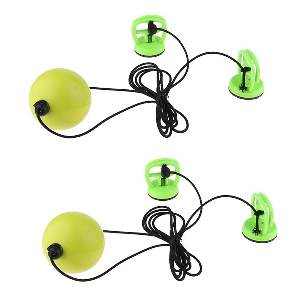 2 Set Double End Bag MMA Boxing Punch Bag Suction Cups Speed Ball Training