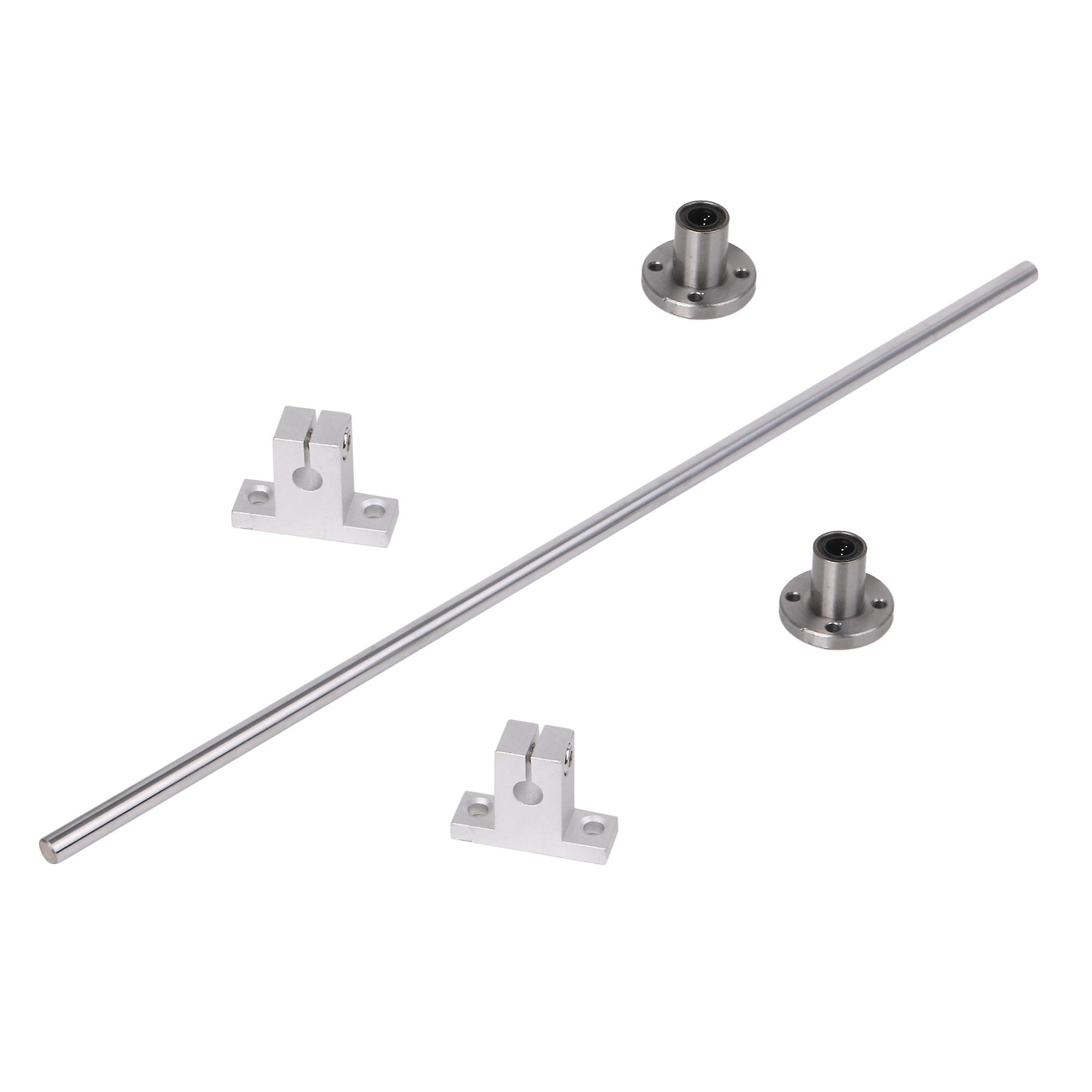 5 PCS Horizontal Flange Linear Ball Bearing Set w/ 8mm Dia Rail Support