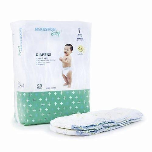 McKesson Unisex Baby Diaper, Count of 4 (Pack of 2)