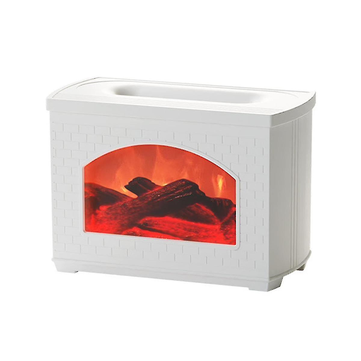 Simulated Lighting Effect Atomizing Fireplace Humidifier Automatic Sprayer Household Machine Decor